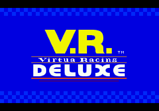 Заставка игры Virtua Racing Deluxe